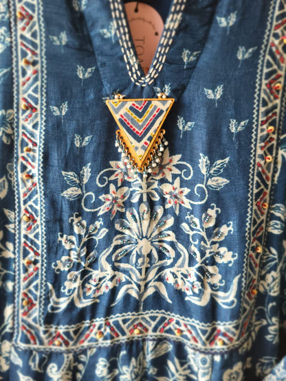 Sapphire Print Suitset (Ready To Ship)