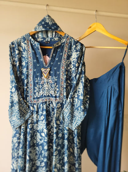 Sapphire Print Suitset (Ready To Ship)