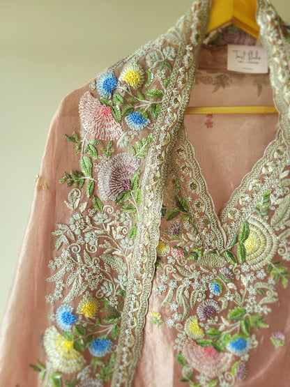 Rose Khwaab unstitched suit
