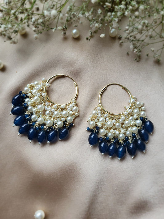 Indigo Kundan Chandbali