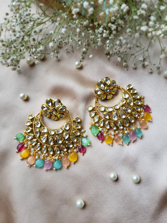 Pastel Pearl Chandbali