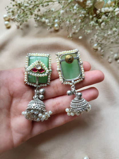 Elaichi Floral Earrings