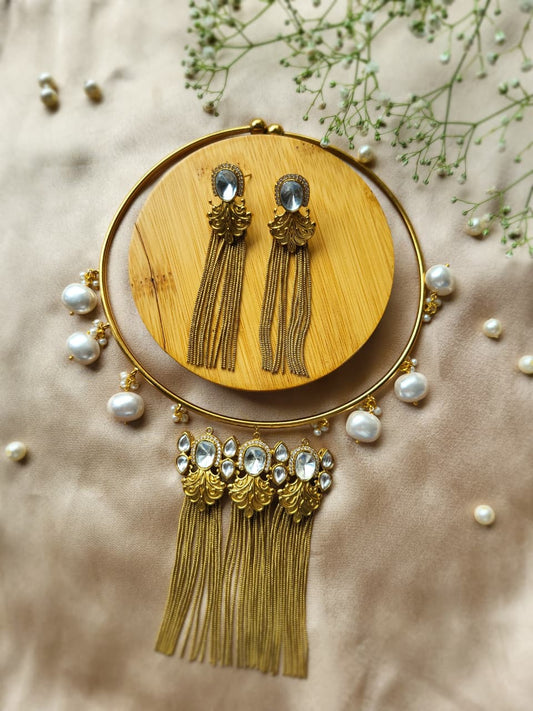 Golden Fringe Choker 2.0