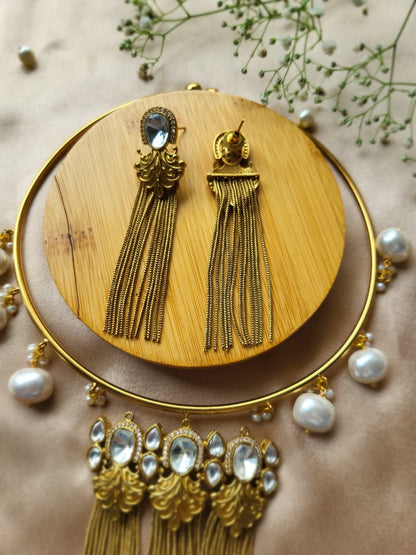 Golden Fringe Choker 2.0