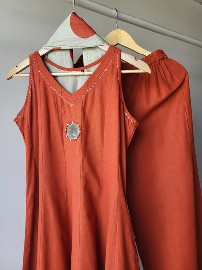 Noor Mirror Cotton Suit