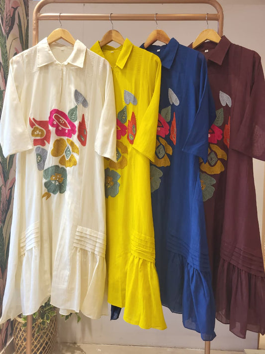 Giant Peonys Dress ( 25 Days Dispatch Time)