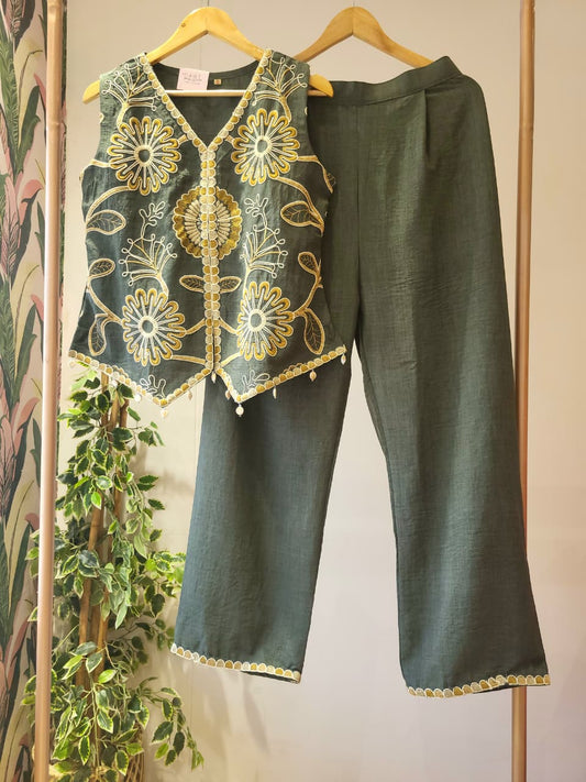 Olive Girlboss Coord set (7 Days Dispatch Time)