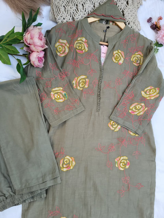 ROSE APPLIQUE SET