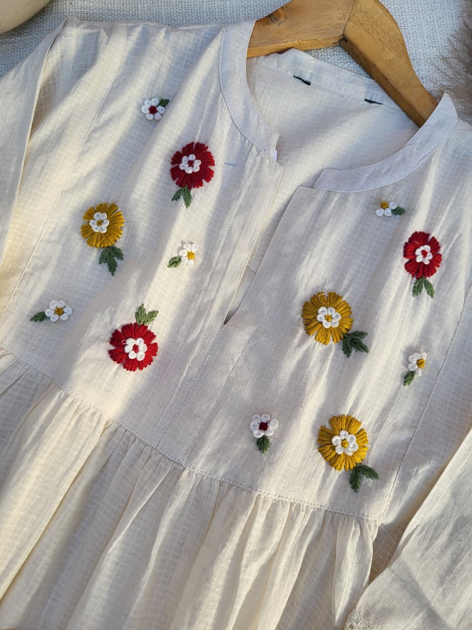 FLOWER COTTON DRESS