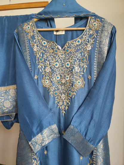 Royal Neel Farshi Salwar Set