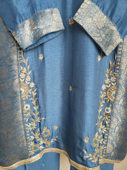 Royal Neel Farshi Salwar Set
