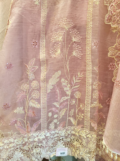 3D appliqué unstitched suit