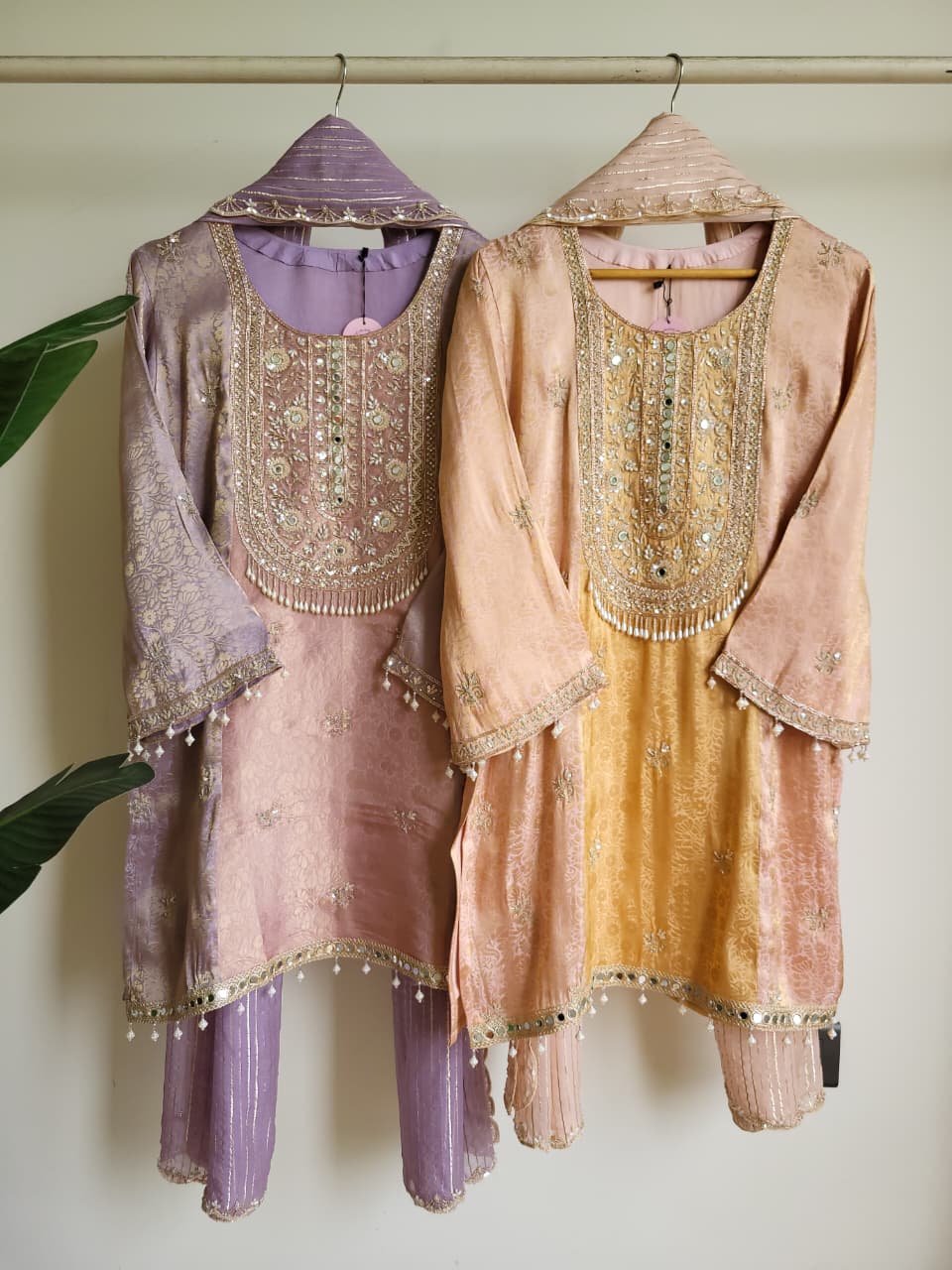 Brocade sharara set