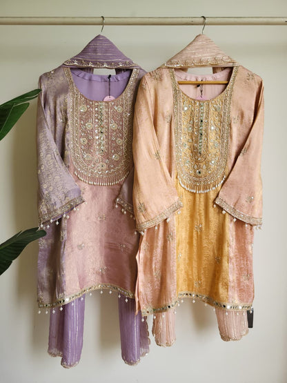 Brocade sharara set