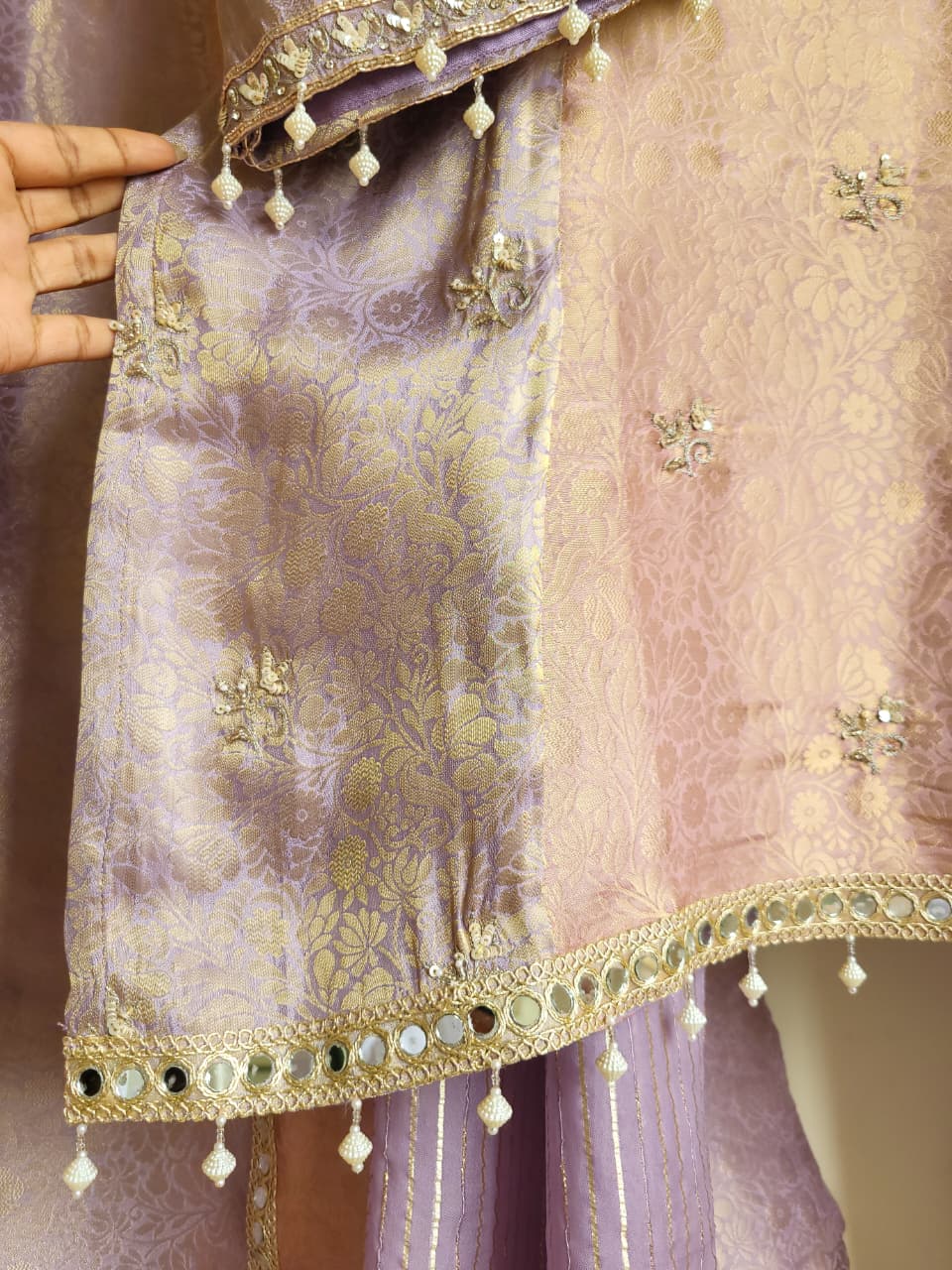 Brocade sharara set