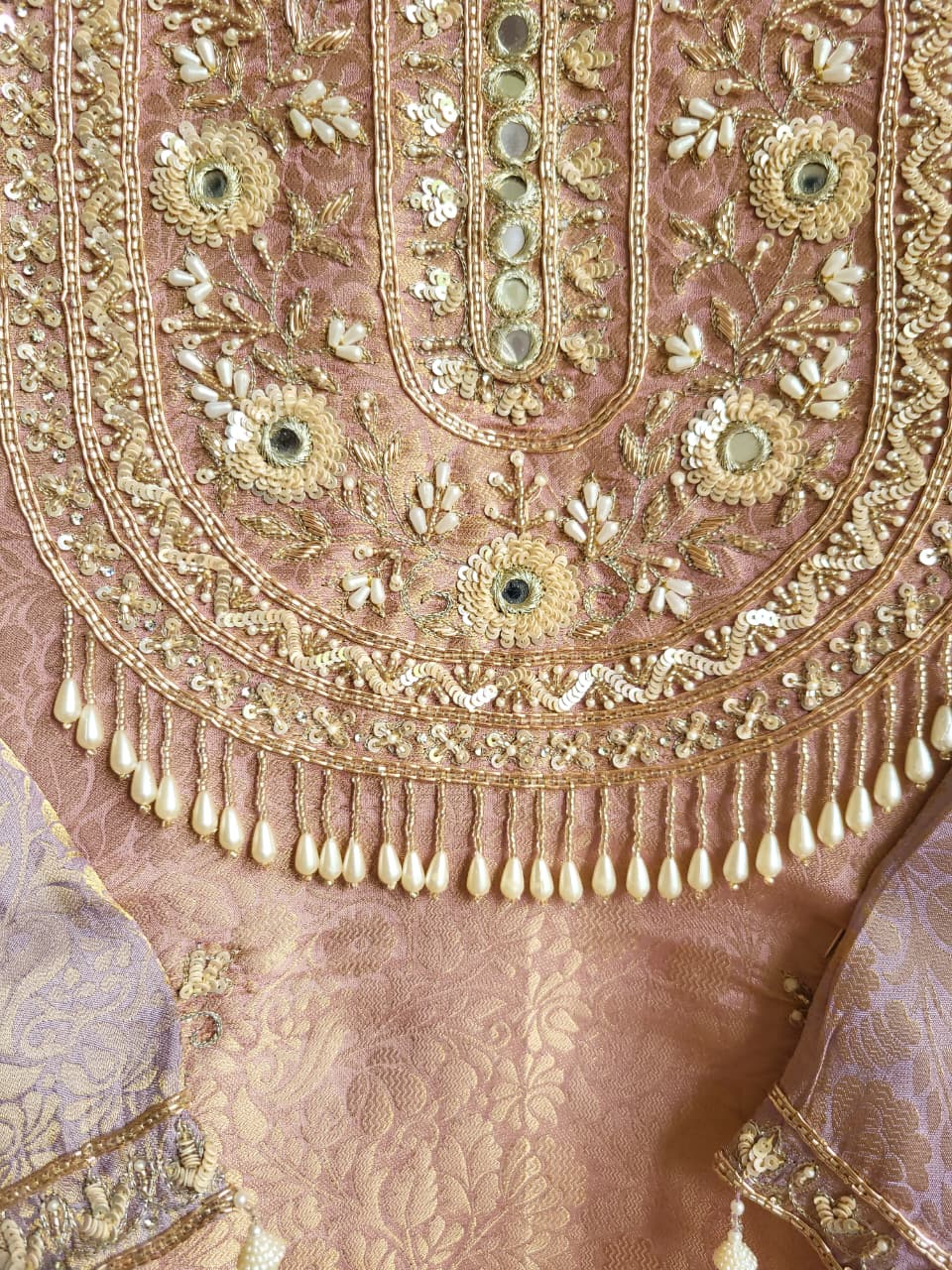 Brocade sharara set