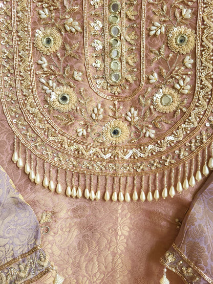 Brocade sharara set