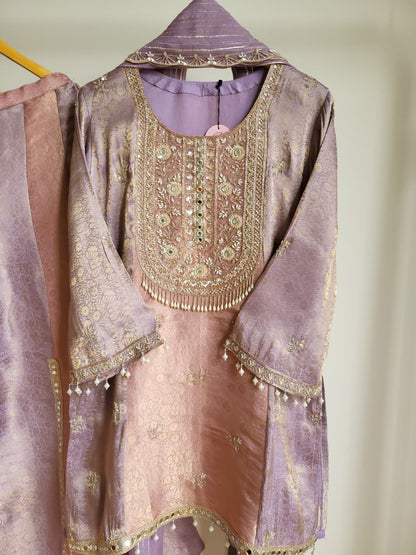 Brocade sharara set