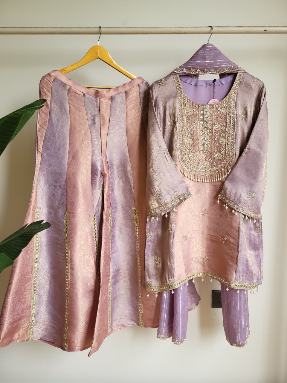 Brocade sharara set