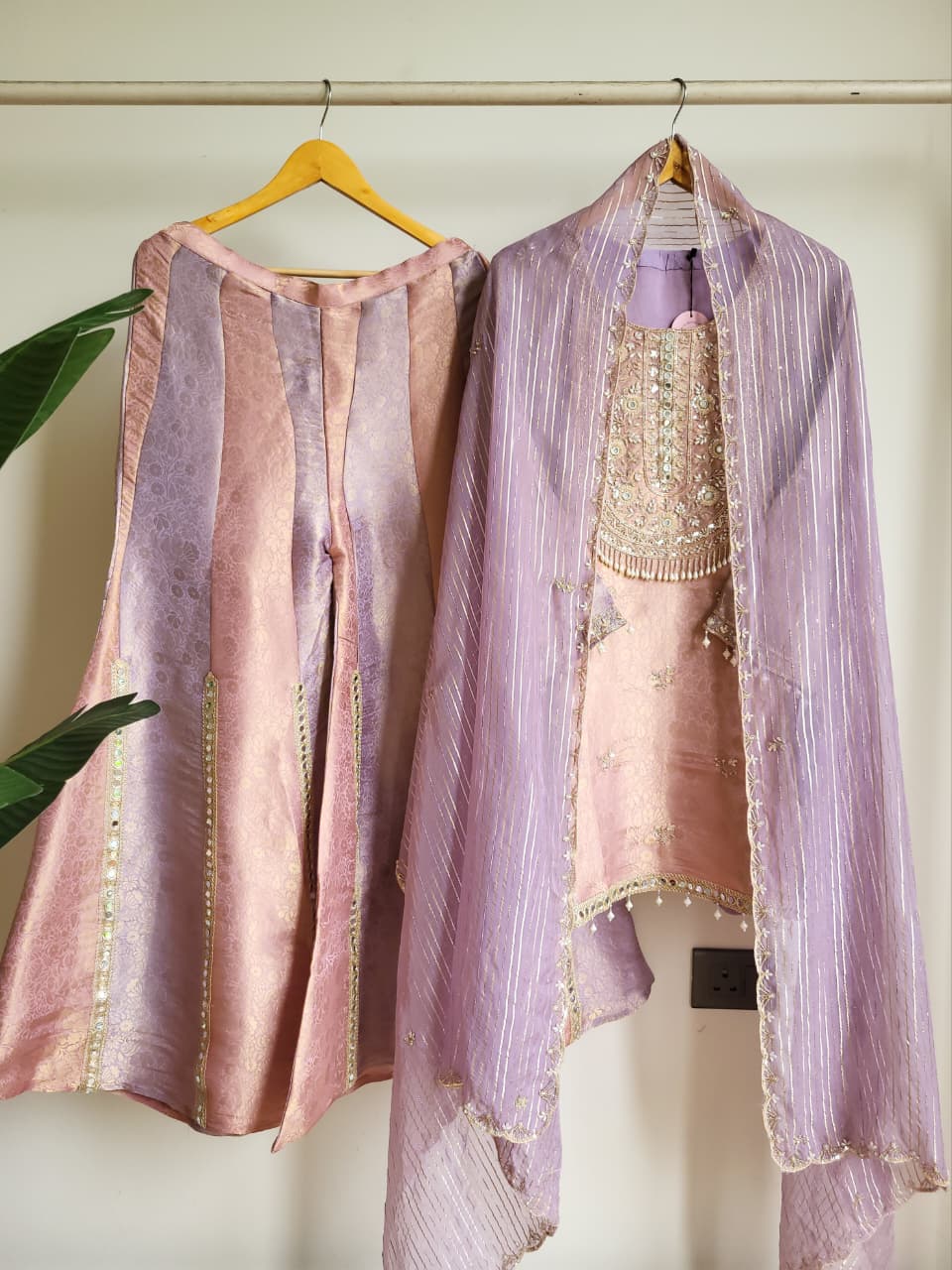Brocade sharara set