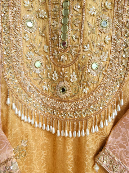 Brocade sharara set