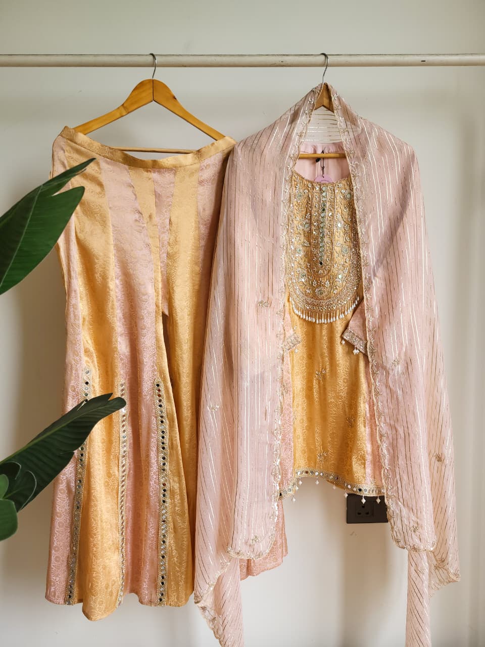 Brocade sharara set