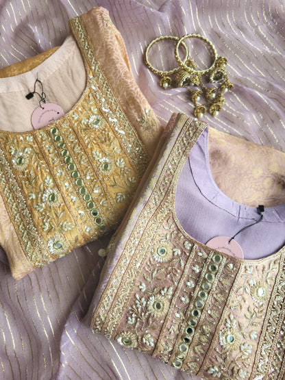 Brocade sharara set