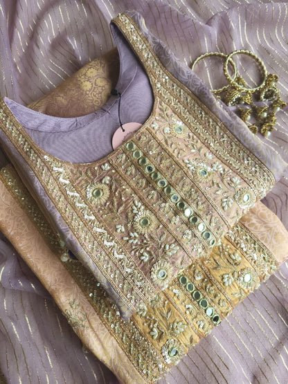 Brocade sharara set