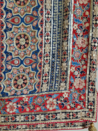 Ajrakh Printed Saree (10 Days Dispatch Time)