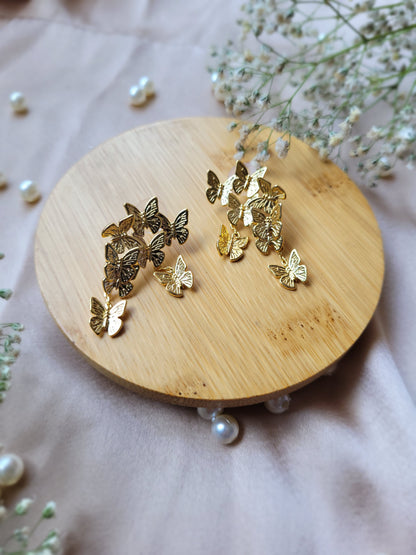 Butterfly Cluster Earrings