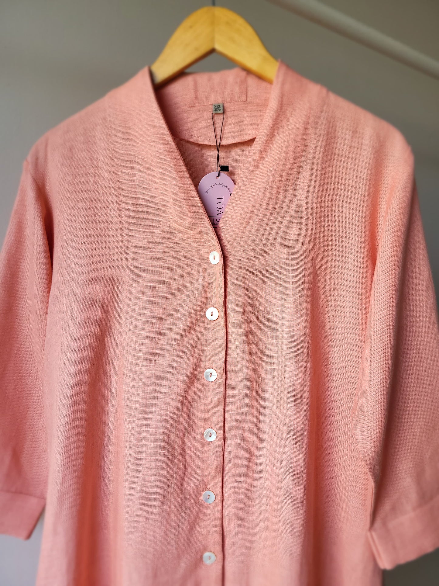 Pure linen Kurti.
