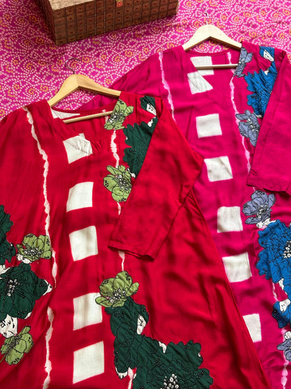 Rosa Ember Kaftaan Set