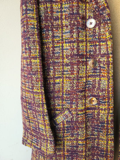 Brown check Blazer & Dress