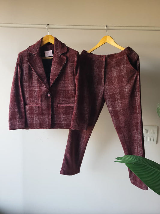 Plaid elite co-ord set