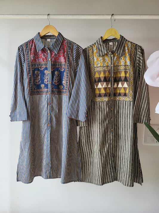 Vintage Weave Shirt dress