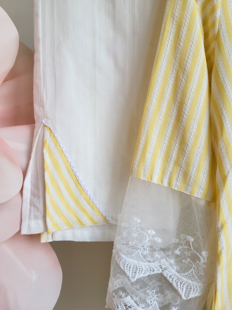 Striped Mousse Coord Set (25 Days Dispatch Time)