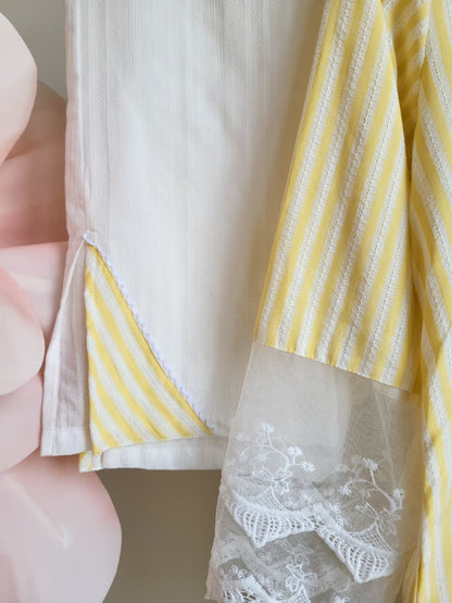 Striped Mousse Coord Set (25 Days Dispatch Time)
