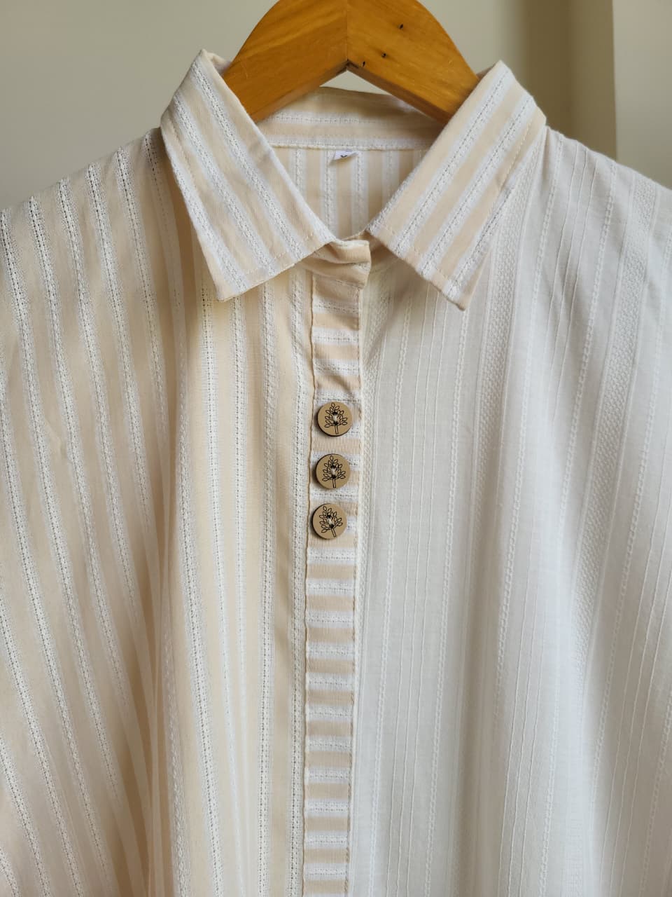 Striped Mousse Coord Set (25 Days Dispatch Time)