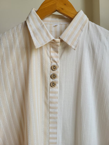 Striped Mousse Coord Set (25 Days Dispatch Time)