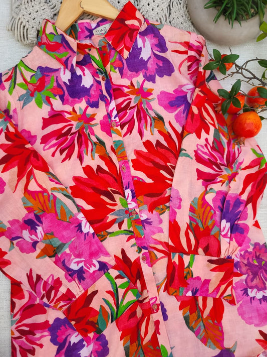 Flamingo Flora Top