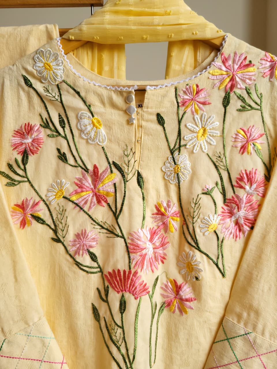 Floral Ganache kurti set