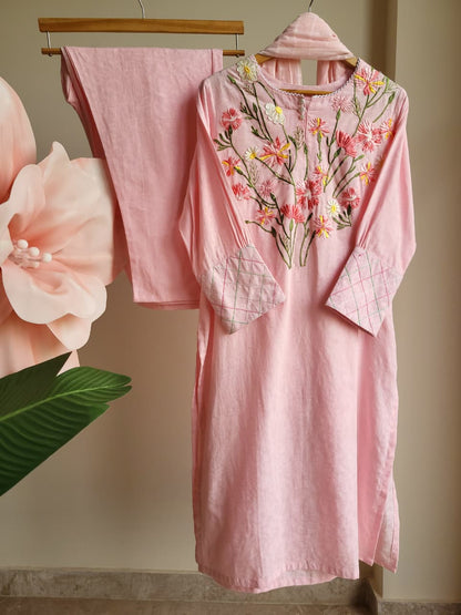 Floral Ganache kurti set