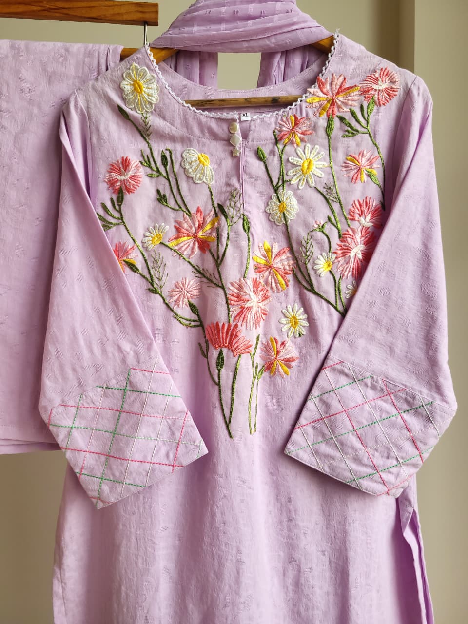Floral Ganache kurti set