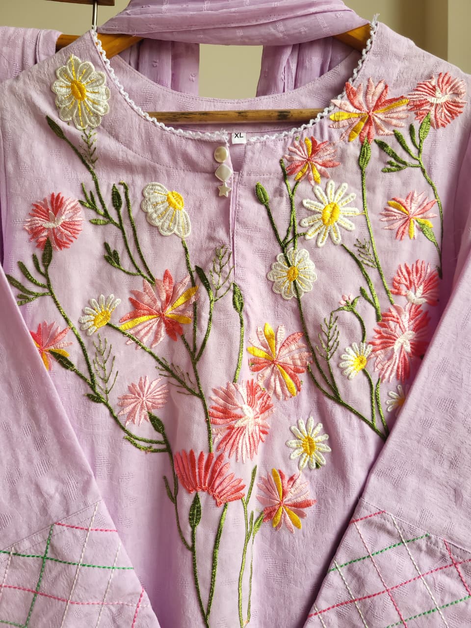 Floral Ganache kurti set
