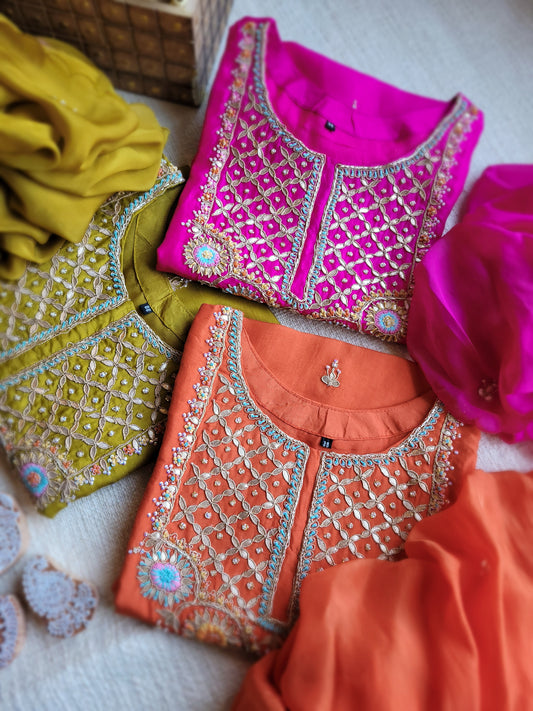 Sharanya Sharara set  (Ready To Ship)