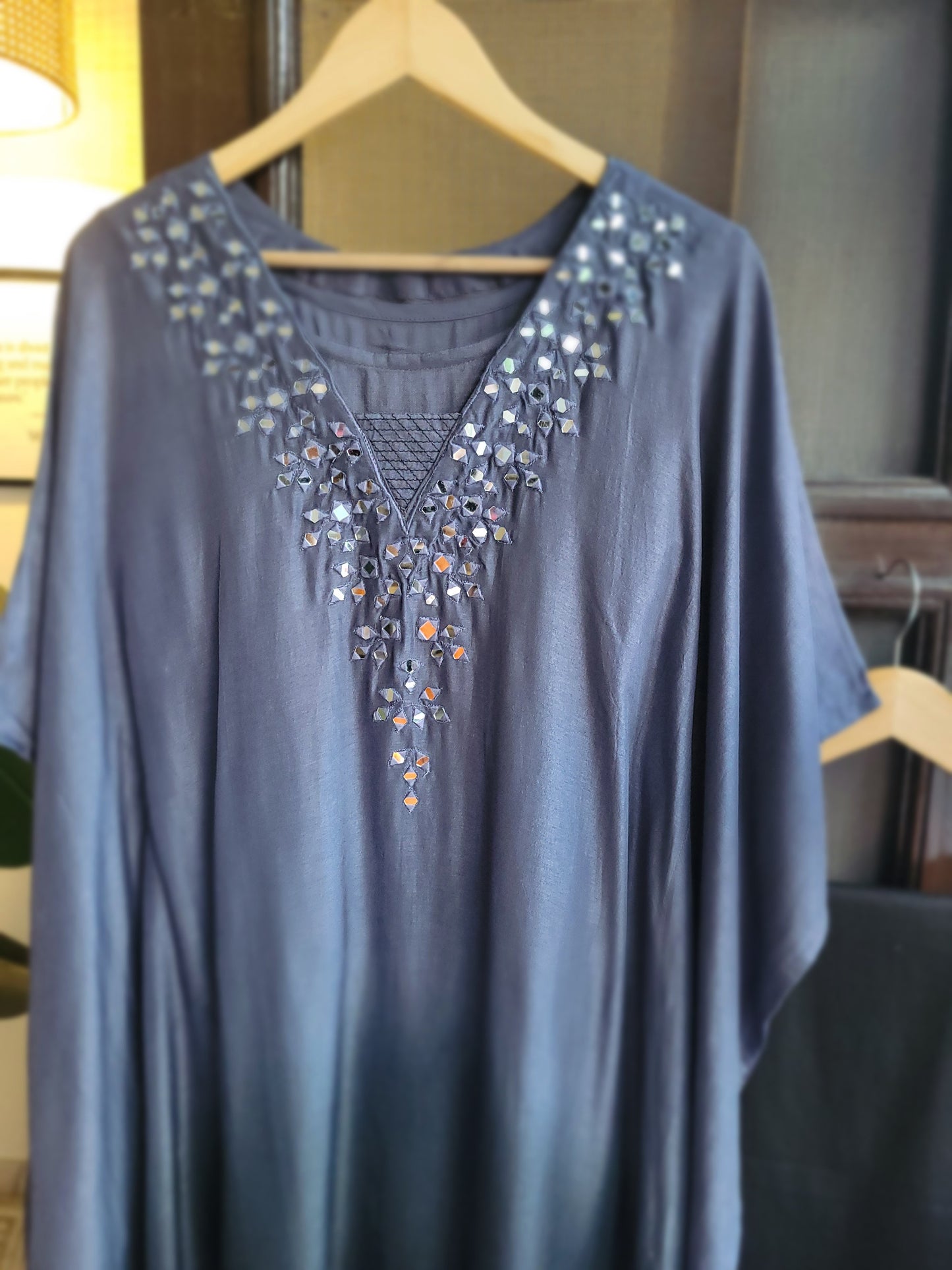 Aurora Kaftan - Ash (Ready stock)