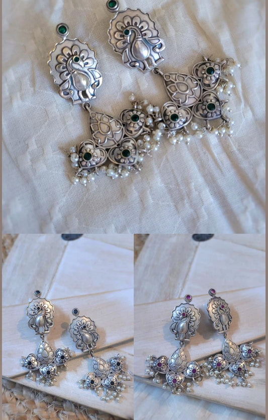 Panchratan Jhumki- 3 Colours